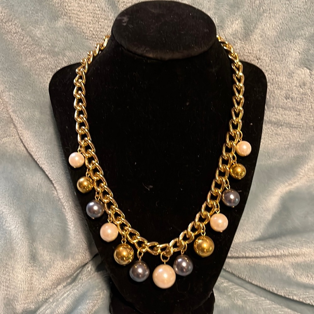 Vintage acrylic necklace